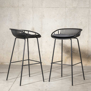 Silla Bar Lodi negra