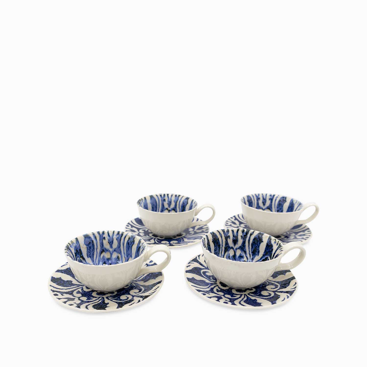 Taza y plato corina setx4 - Ambiente Gourmet México