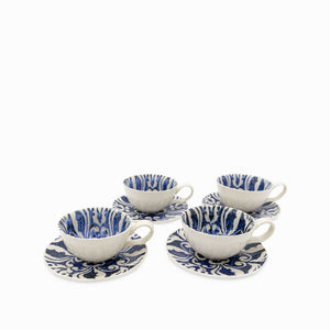 Taza y plato corina setx4 - Ambiente Gourmet México