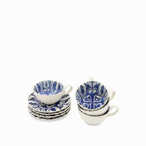 Taza y plato corina setx4 - Ambiente Gourmet México