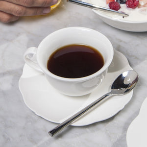 Taza y plato opra 200ml setx4 - Ambiente Gourmet México