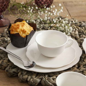 Taza y plato opra 200ml setx4 - Ambiente Gourmet México