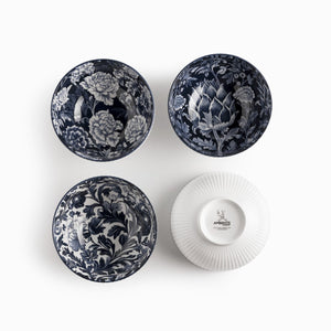 Tazón jardín índigo 15cm set x4 - Ambiente Gourmet México
