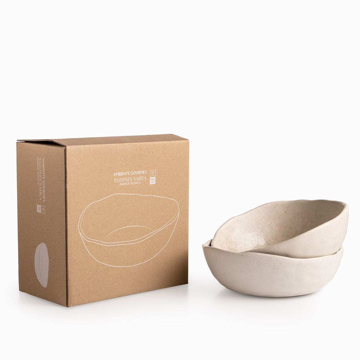 Tazón nahua 18cm set x2 - Ambiente Gourmet México