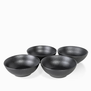 Tazon negro mate 600 ml setx4 - Ambiente Gourmet México