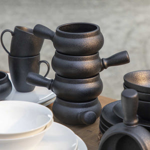 Tazon sopa negro mate - Ambiente Gourmet México