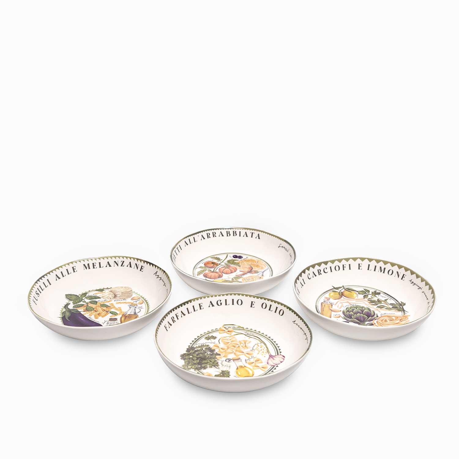 Tazón Trattoria 23cm setx4 - Ambiente Gourmet México