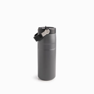 Termo doble pared con pitillo gris 500ml - Ambiente Gourmet México