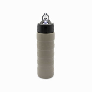 Termo doble pared con pitillo gris - Ambiente Gourmet México