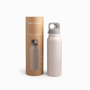 Termo Doble Pared Gris Humo 680Ml - Ambiente Gourmet México