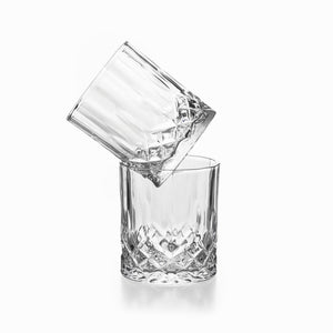 Vaso corto carat en vidrio 280ml setx2