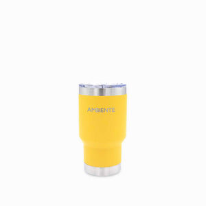 Vaso doble pared amarillo 330ml - Ambiente Gourmet México