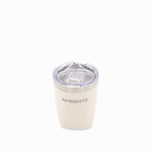 Vaso doble pared beige 300ml - Ambiente Gourmet México