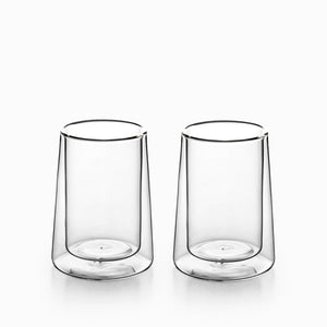 Vaso doble pared cuadrado 300ml setx2 - Ambiente Gourmet México