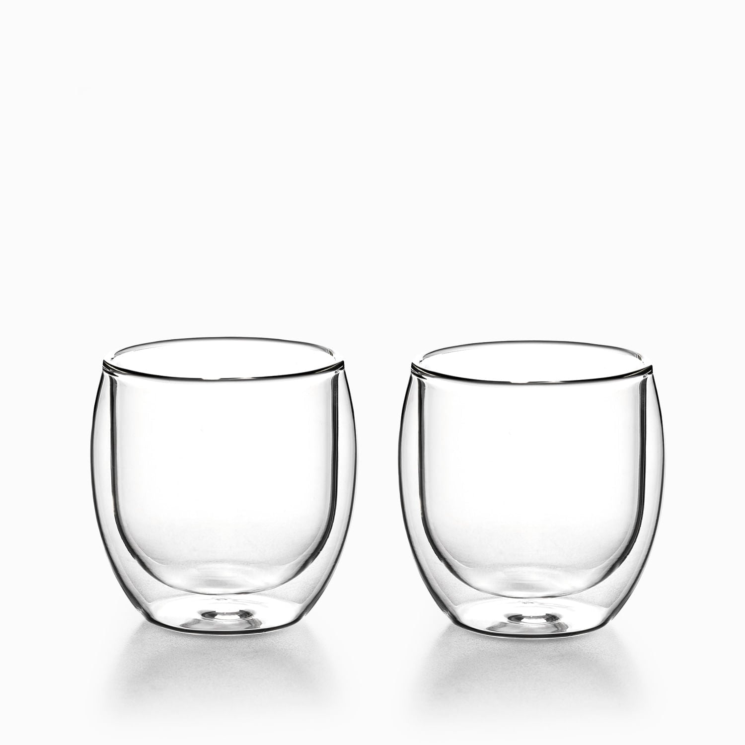 Vaso doble pared curvo 250ml setx2 - Ambiente Gourmet México