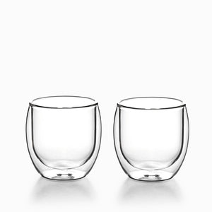 Vaso doble pared curvo 250ml setx2 - Ambiente Gourmet México