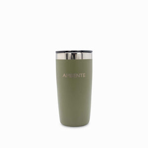 Vaso doble pared en acero taupe 320ml - Ambiente Gourmet México
