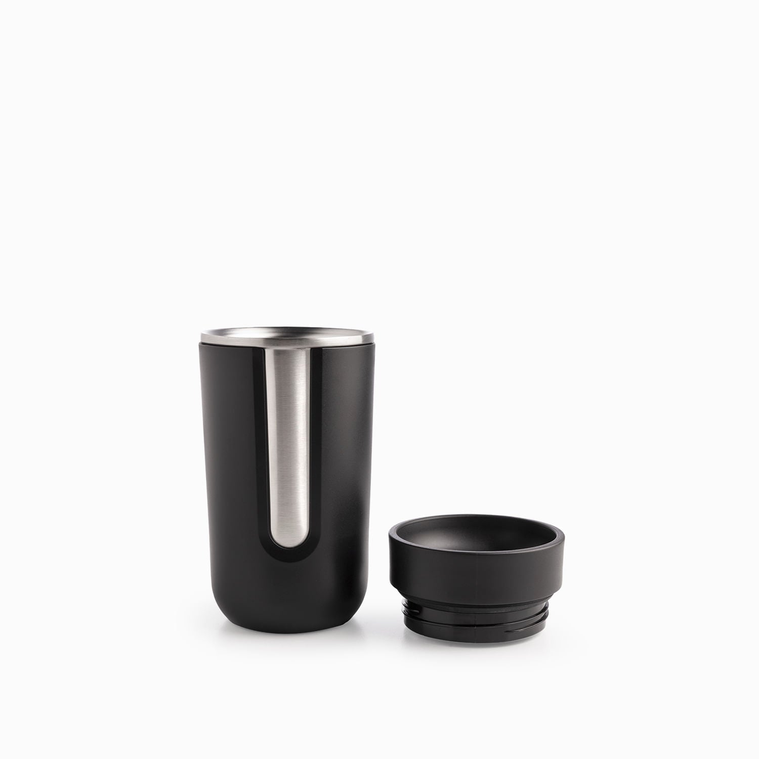 Vaso doble pared negro 400ml - Ambiente Gourmet México