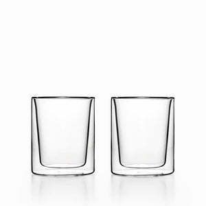 Vaso doble pared recto 270ml setx2 - Ambiente Gourmet México
