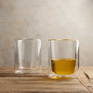 Vaso doble pared recto 270ml setx2 - Ambiente Gourmet México