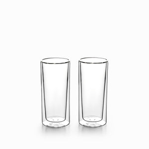 Vaso doble pared recto 400ml setx2 - Ambiente Gourmet México