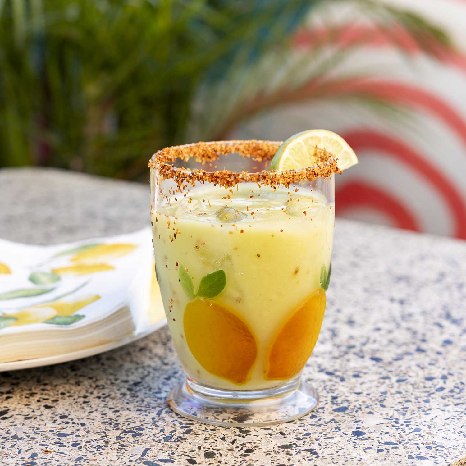 Vaso en acrílico Limones 490ml - Ambiente Gourmet México