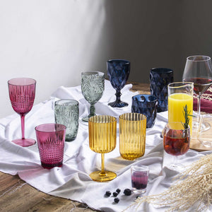 Vaso hojas 410ml - Ambiente Gourmet México