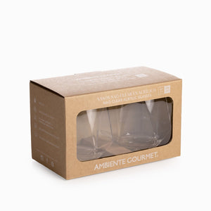 Vaso Nao clear 350ml setx2 - Ambiente Gourmet México