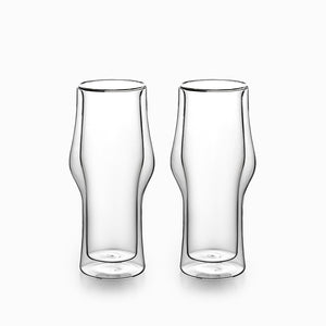 Vaso pilsener doble pared 500ml setx2 - Ambiente Gourmet México
