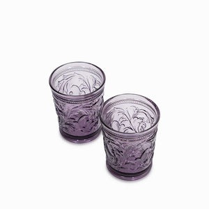 Vasos marruecos morado setx2 - Ambiente Gourmet México