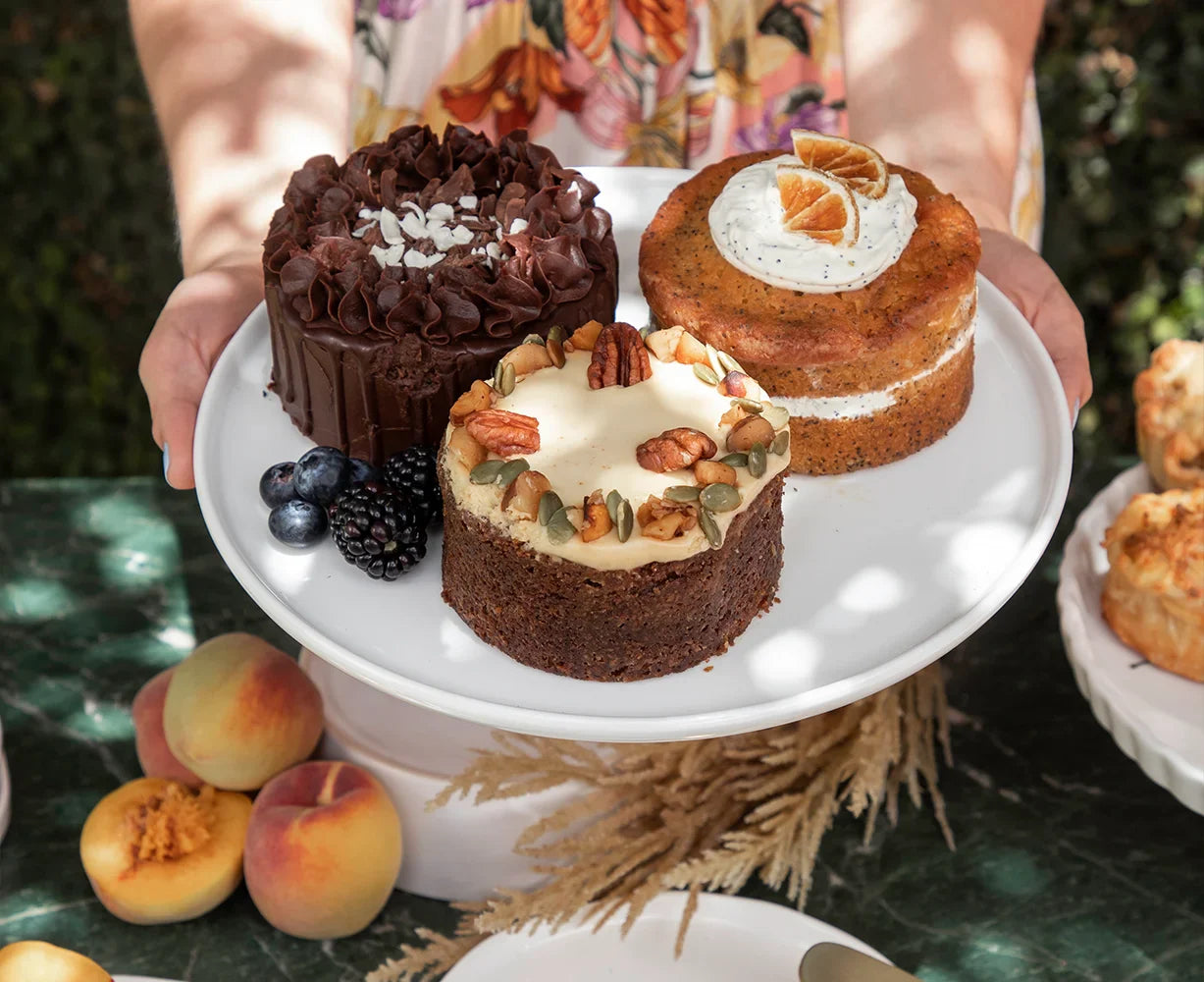 Mesa de postres y café