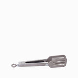 Pinza espatula acero inox silicona gris
