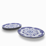 Plato principal flor indigo 27 cm-6-AMBIENTE GOURMET MÉXICO
