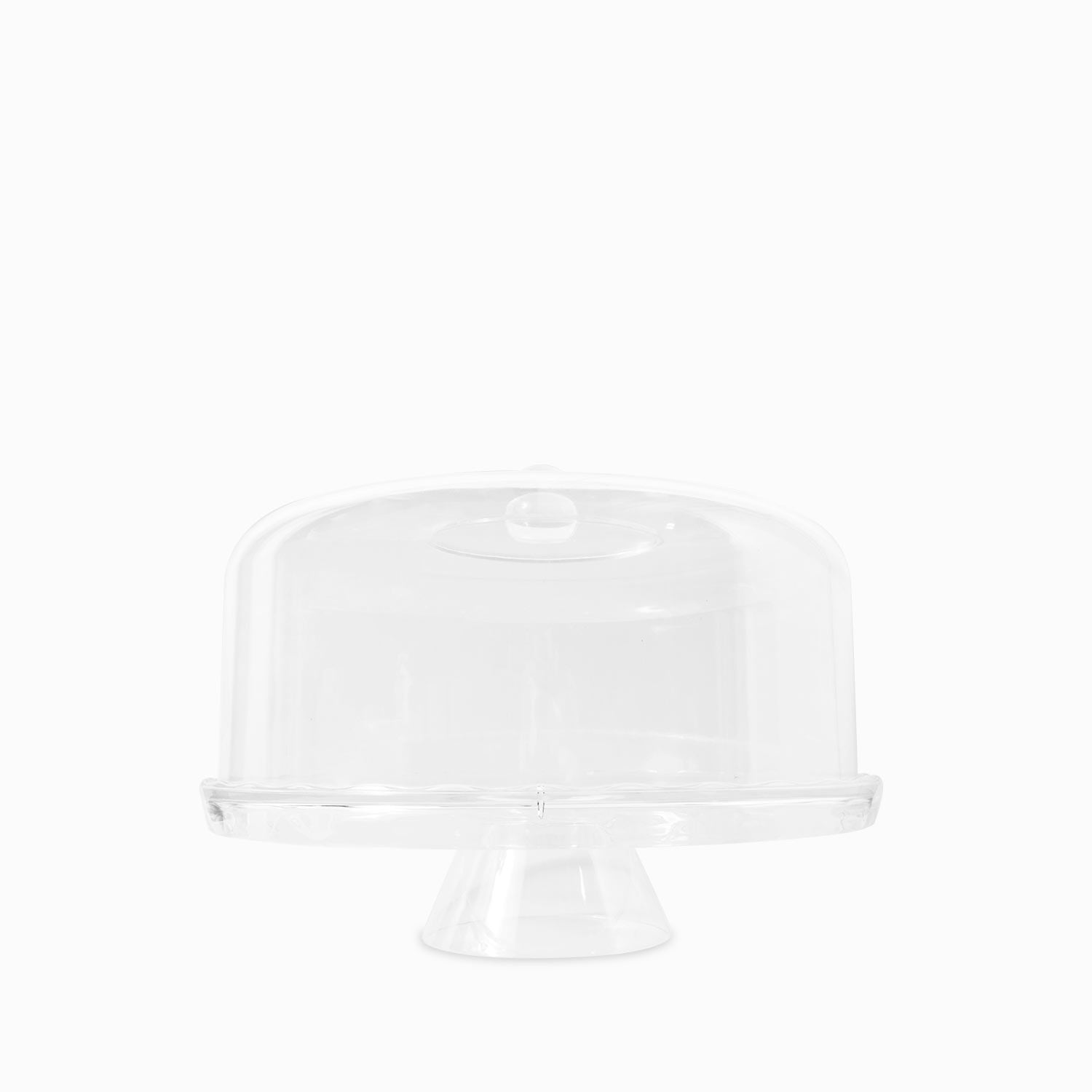 Tortera con domo en acrílico clear 31cm-1-AMBIENTE GOURMET MÉXICO