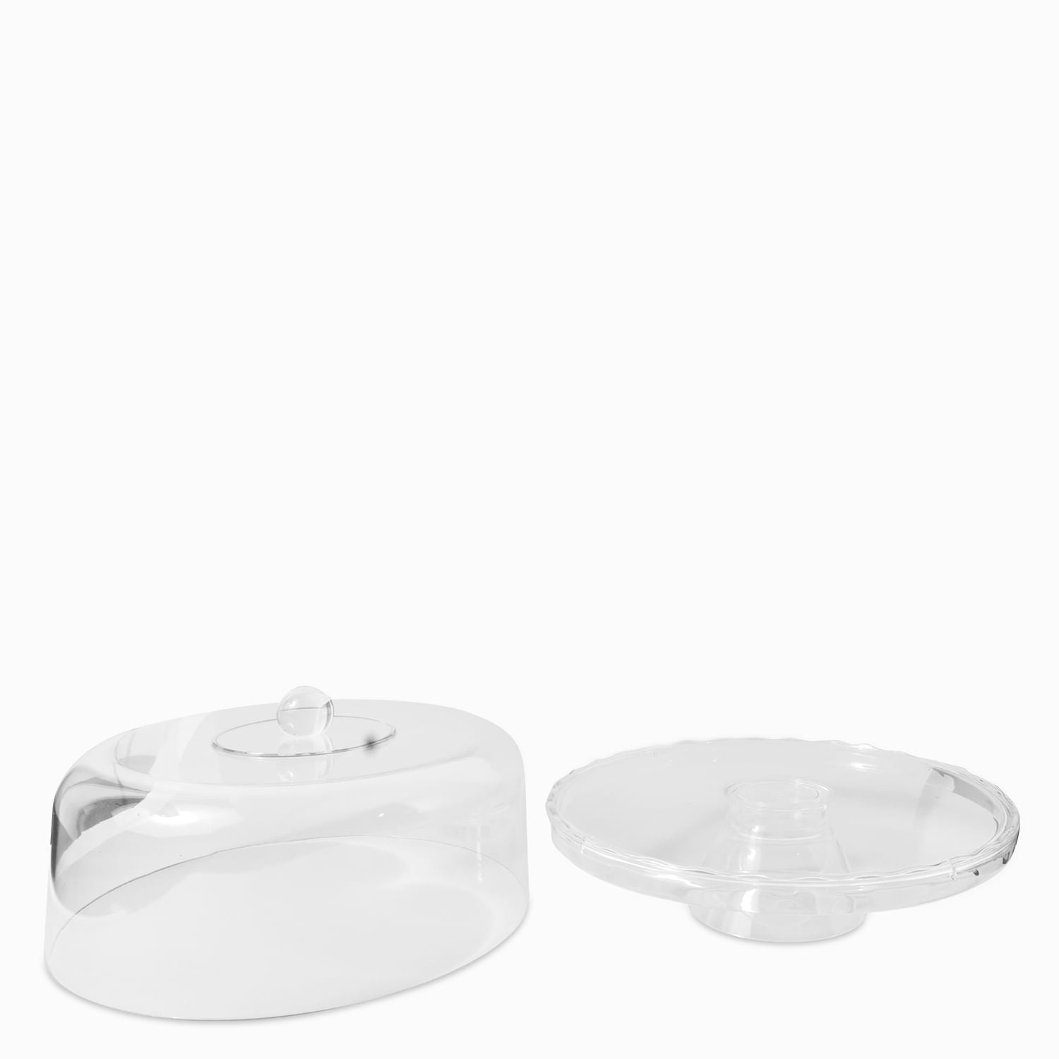 Tortera con domo en acrílico clear 31cm-2-AMBIENTE GOURMET MÉXICO