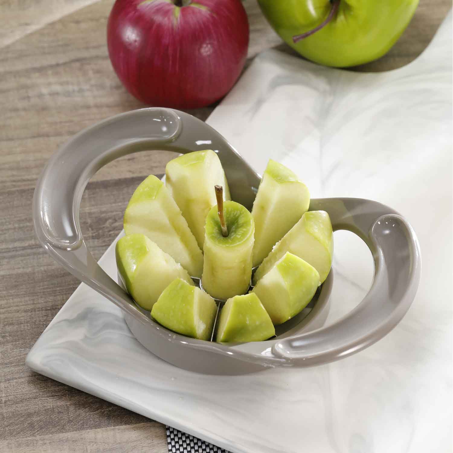 Cortador de manzana gris-6-AMBIENTE GOURMET MÉXICO