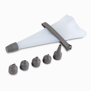 Manga pastelera en silicona gris-2-AMBIENTE GOURMET MÉXICO