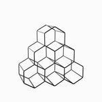 Soporte para 6 botellas de vino hexa