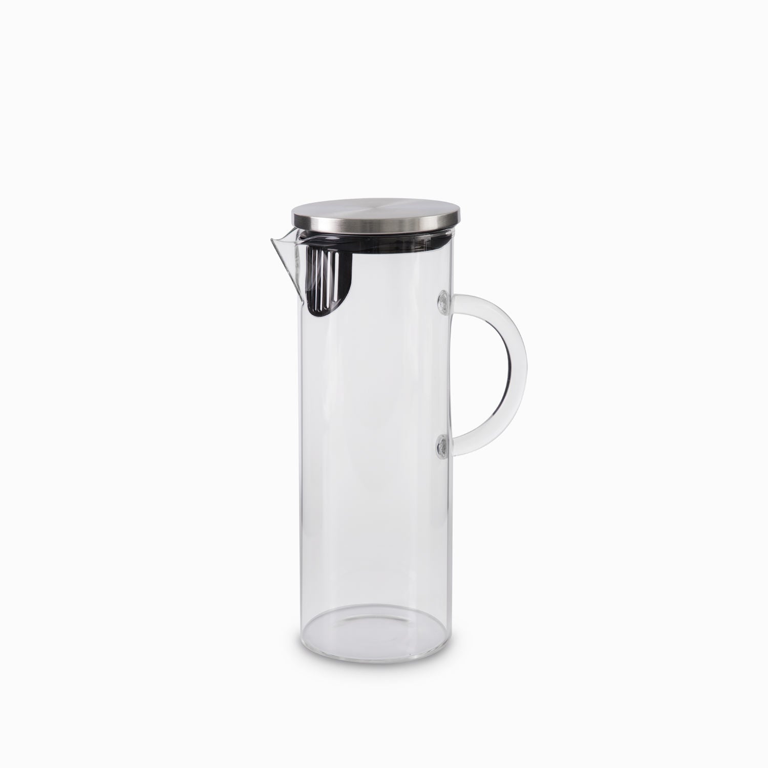 Jarra en vidrio borosilicato con tapa 1300ml-1-AMBIENTE GOURMET MÉXICO