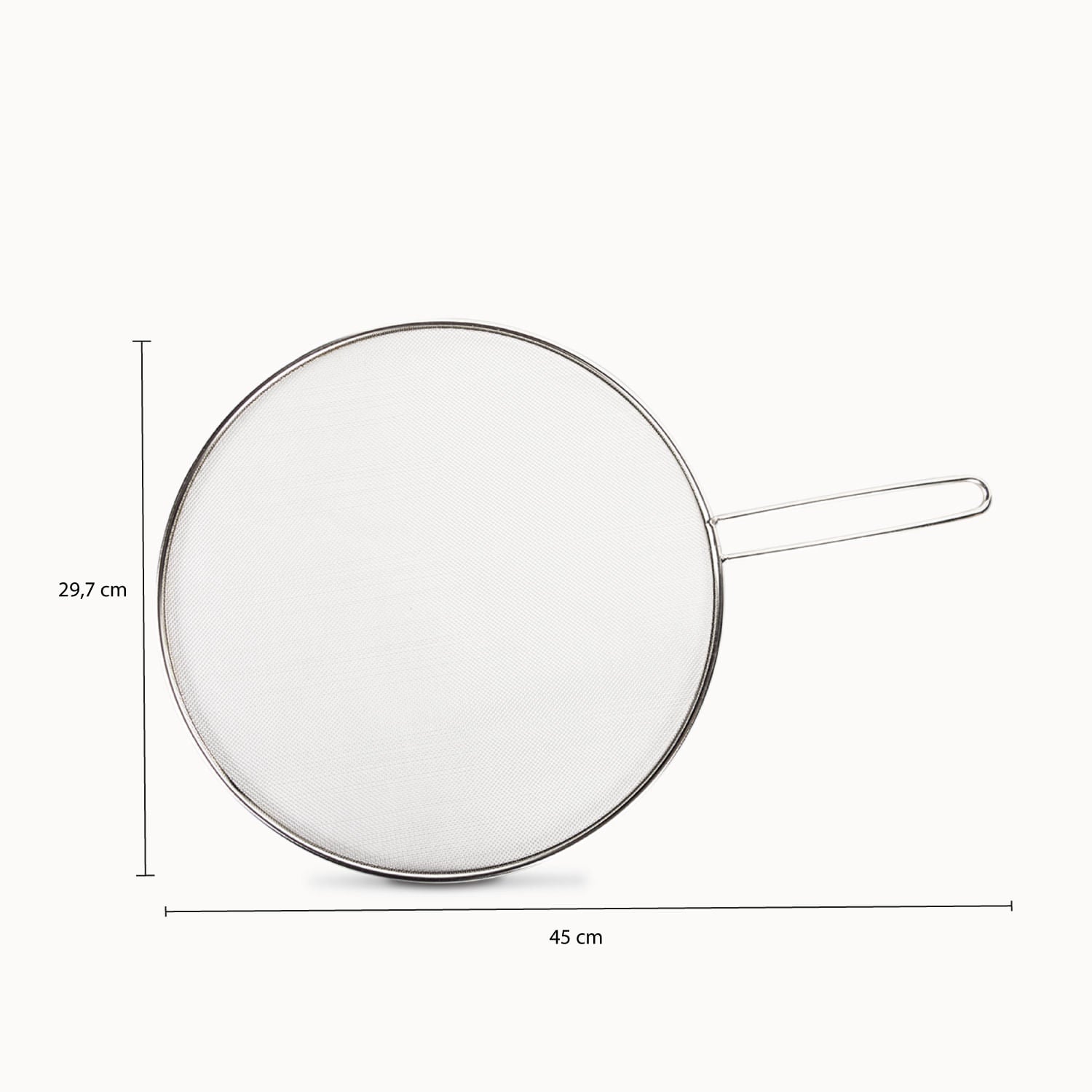 Cobertor sartenes en acero inox 30 cm