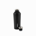 Botella doble pared en acero negro