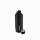 Botella doble pared en acero negro