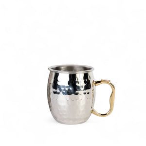 Mug en acero Moscú plateado mate--AMBIENTE GOURMET MÉXICO