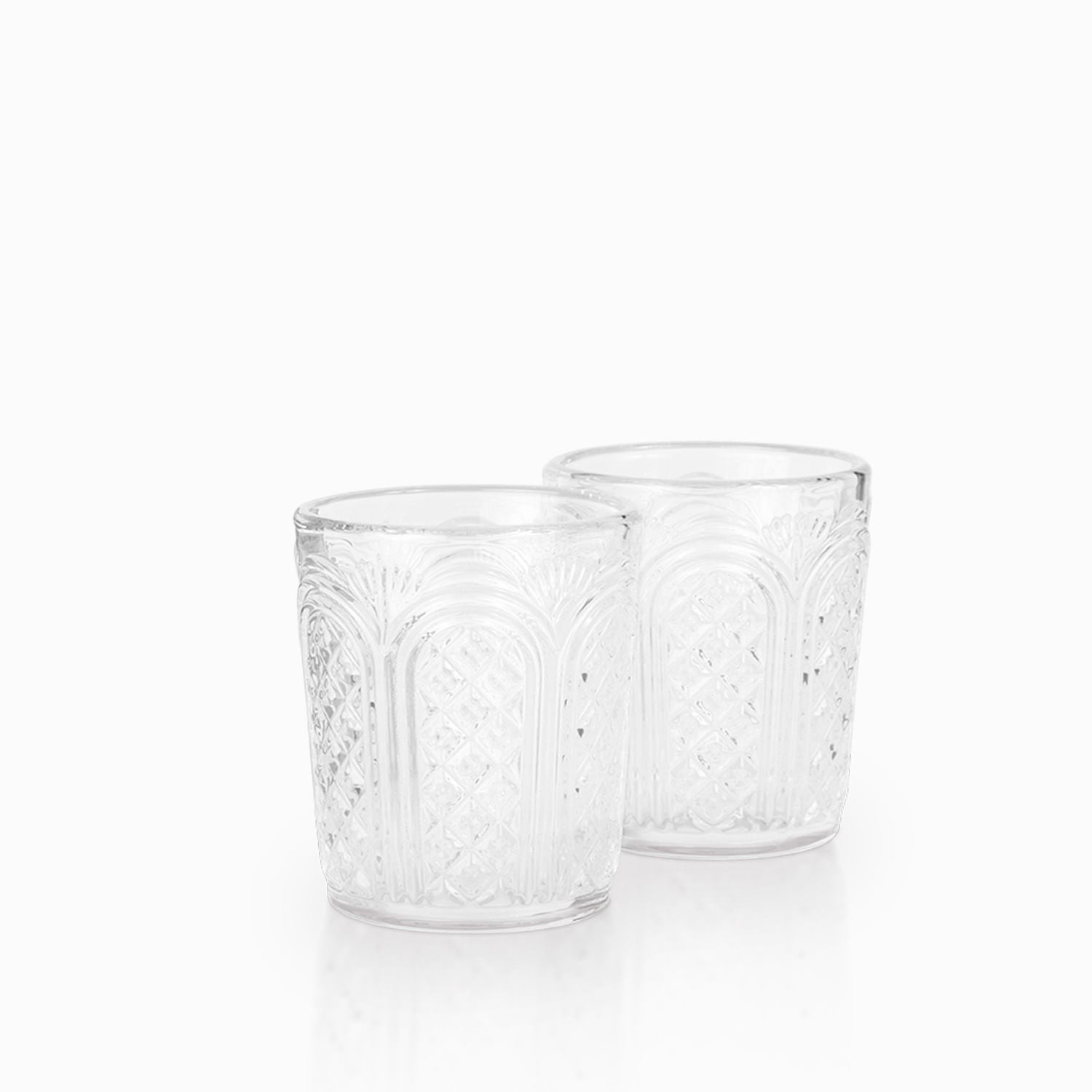 Vaso Toledo 300ml set x2--AMBIENTE GOURMET MÉXICO