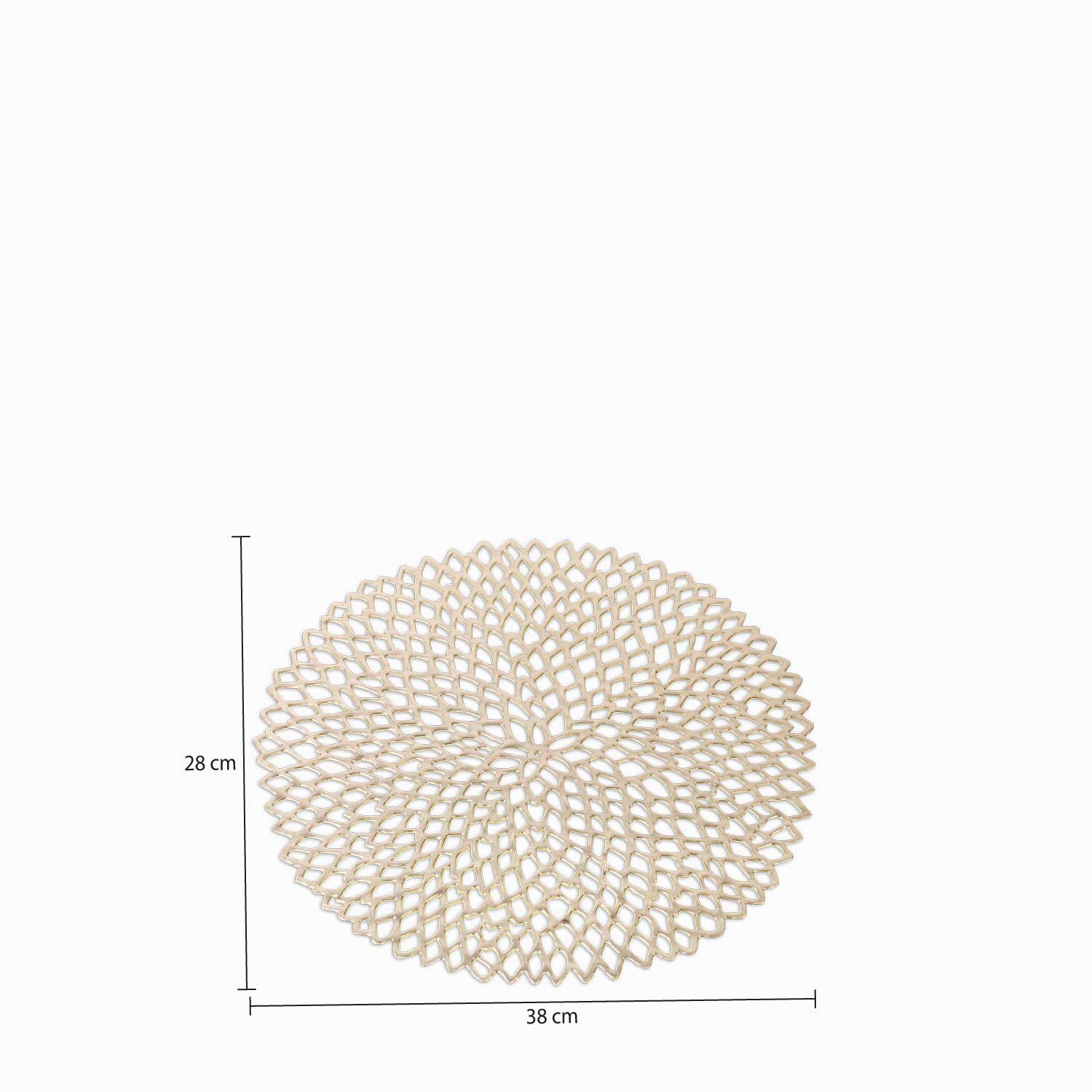 Individual redondo Provenza dorado-3-AMBIENTE GOURMET MÉXICO