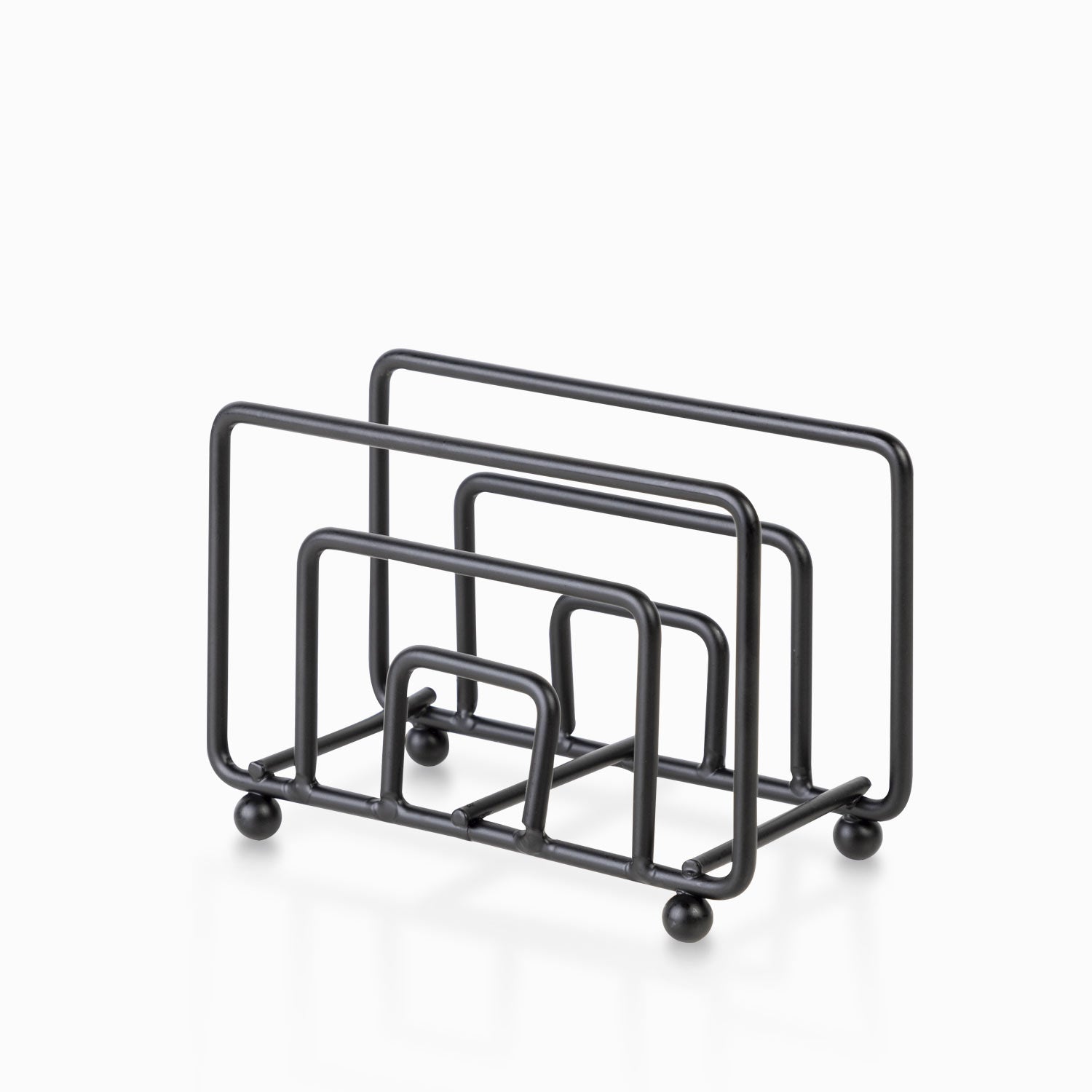 Servilletero cuatro negro-1-AMBIENTE GOURMET MÉXICO