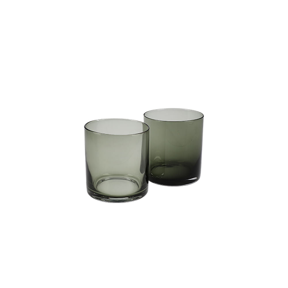 Vaso corto gris set x 2-1-AMBIENTE GOURMET MÉXICO