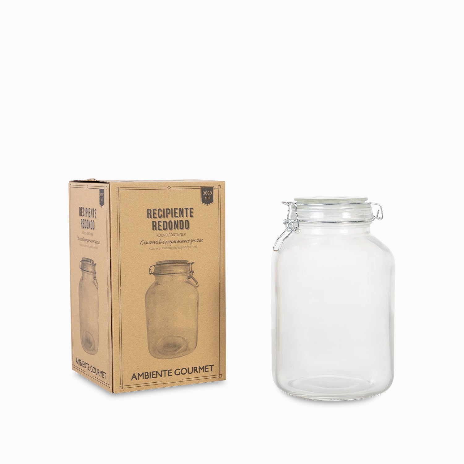 Recipiente redondo 3000ml-3-AMBIENTE GOURMET MÉXICO