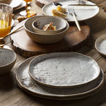 Plato mediano gayra blanco 21 cm setx4