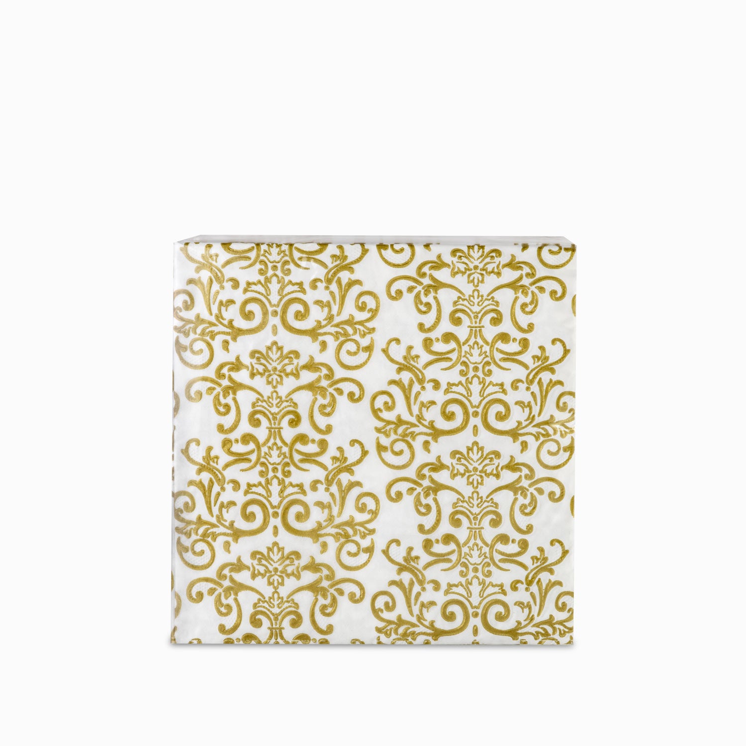 Servilletas arabescos dorado y blanco-1-AMBIENTE GOURMET MÉXICO